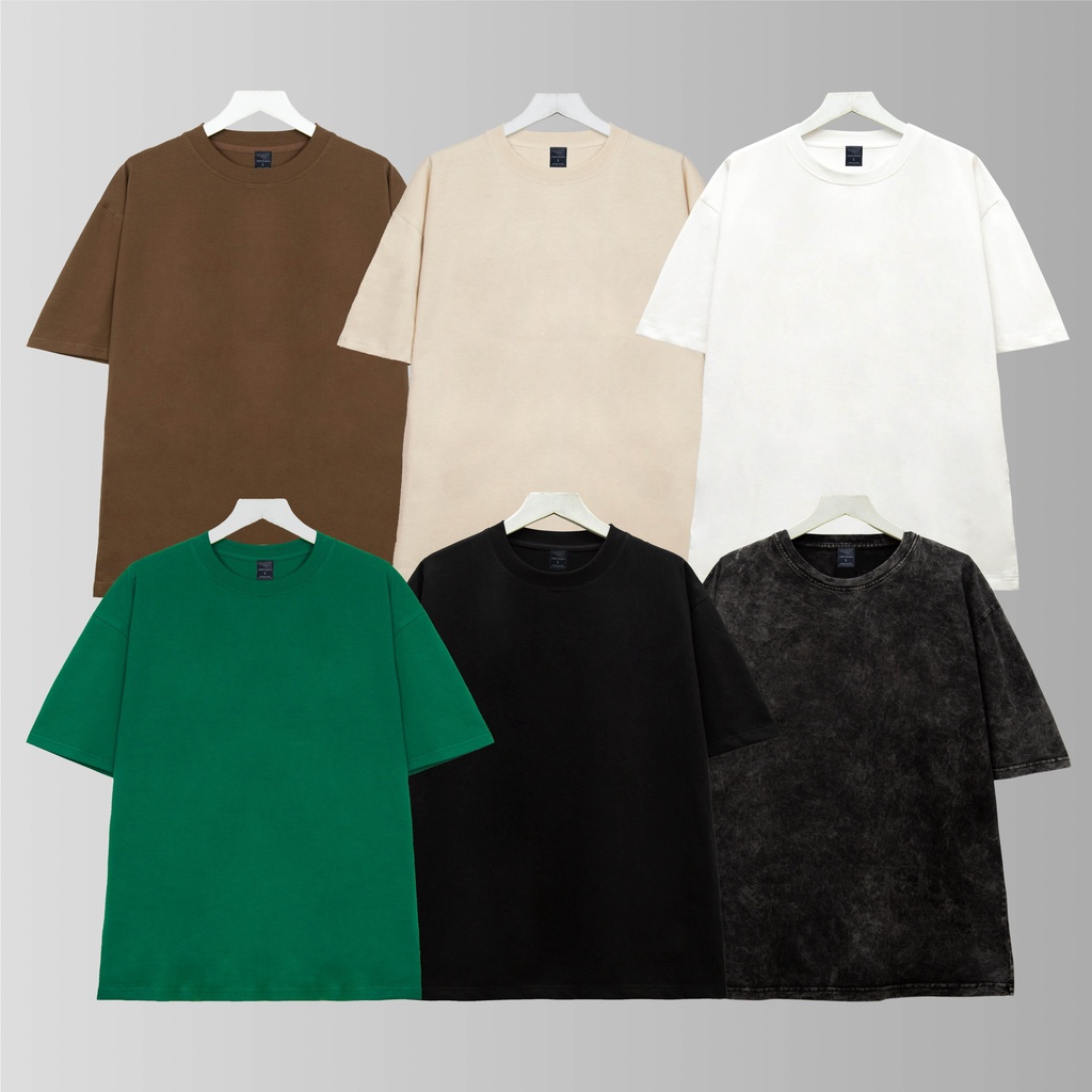 Áo thun Trơn RAACUS_STORE , Áo thun unisex nam nữ form rộng oversize chất liệu 100% Cotton