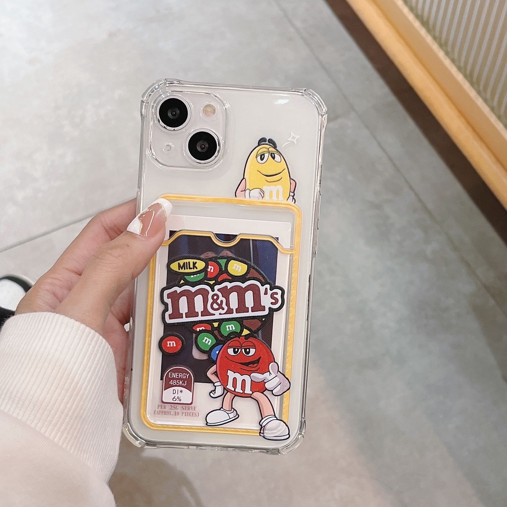 Ốp Điện Thoại Chống Sốc Có Ngăn Đựng Thẻ Cho iPhone 14 / 13 / 12 / 11 / X / 8 / 7P