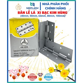Bản lề lá xi bạc kim hùng