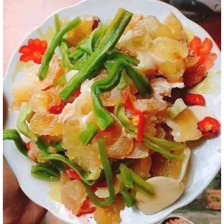 Hủ 1kg GÂN BÒ ngâm rau tiến vua chua ngọt