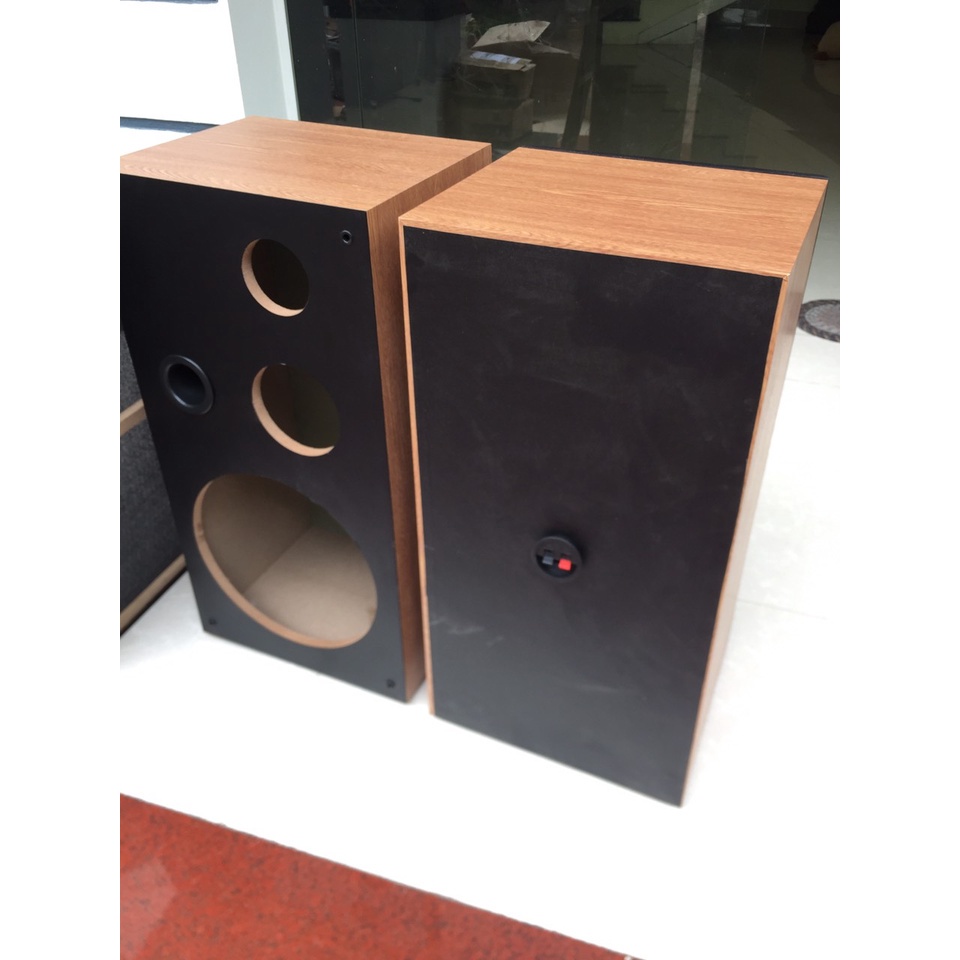 Vỏ Thùng Loa Bass 25, 3 Đường Tiếng - Giá 1 Đôi - Tặng Kèm Bông Tiêu Âm - Loa 2 Tấc 5 - Loa Bát 25