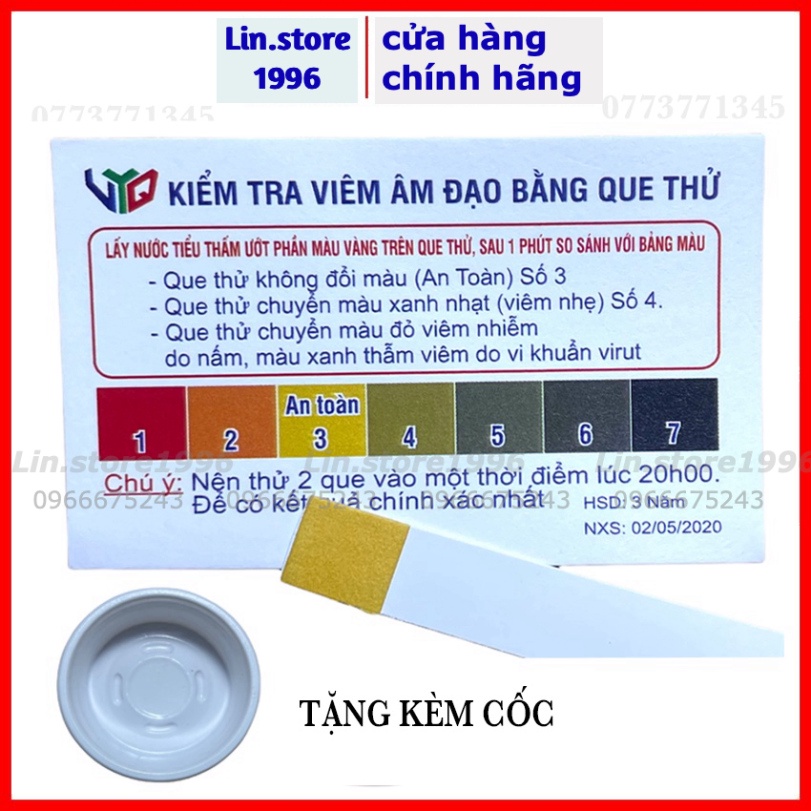 Que Thử Viêm Phụ Khoa tiên tiến đúng hơn ,Que test viêm chỗ kín hàng đảm bảo chất lượng - khuyễn mãi thêm cốc [lin.store