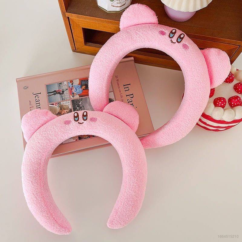 Cài Tóc, Băng Đô Kirby Hồng Hoạt Hình Dễ Thương