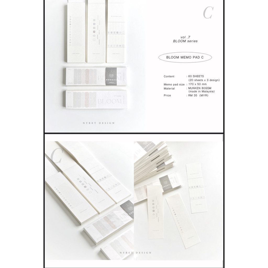 Combo lẻ 7 tờ note Vol 7 Nyret