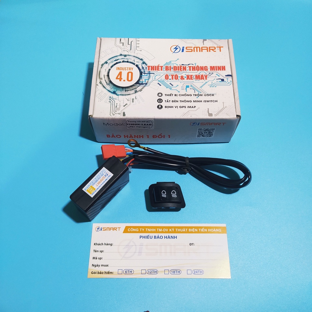 Mạch Passing ISMART 3 chế độ Mạch Tắt Mở đèn xe Honda, Passing tắt đèn xe máy