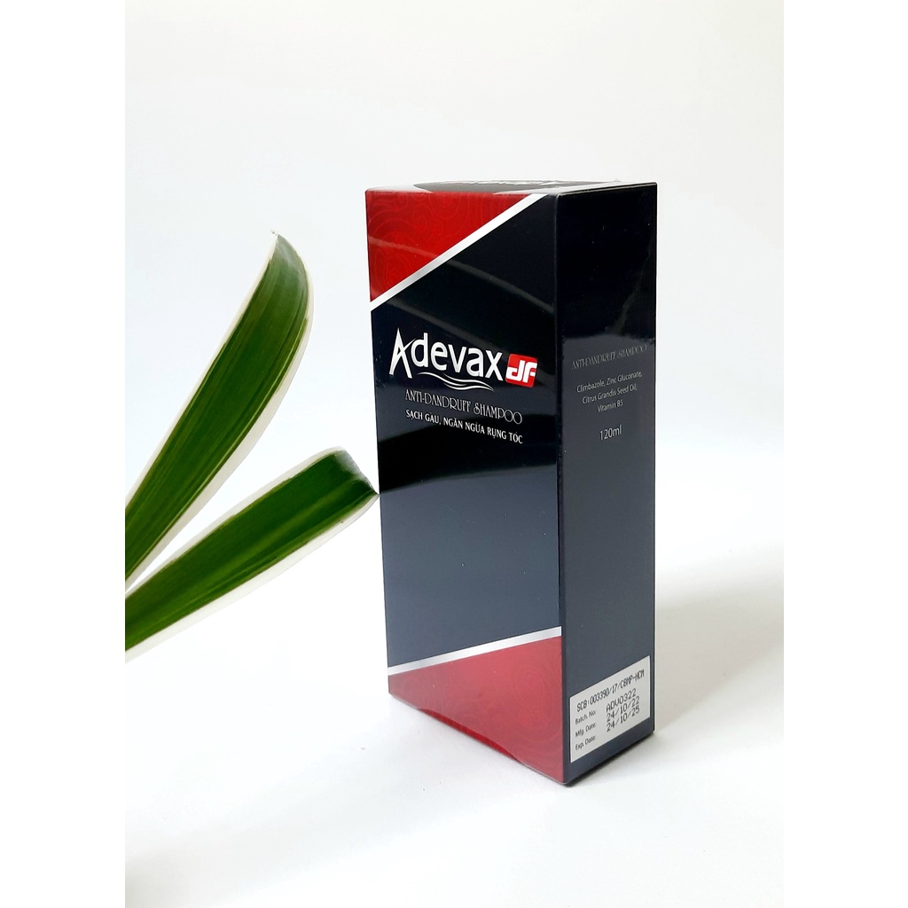 ADEVAX DF loại sạch gàu và ngứa da đầu, ngăn ngừa rụng tóc, giúp tóc bóng mượt