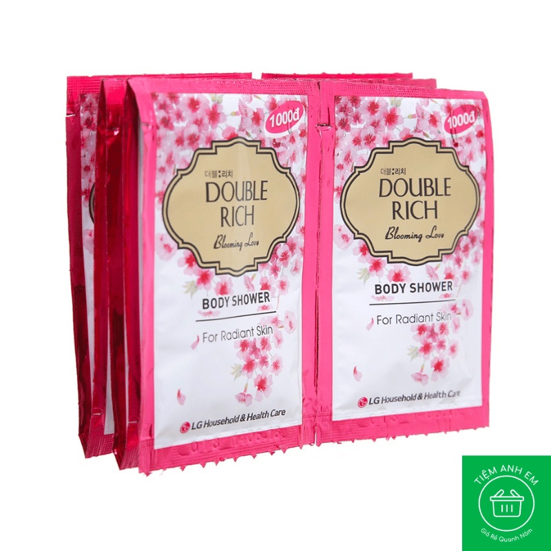 Dây sữa tắm Double Rich các hương hoa hồng Eva's Secret/ hương hoa iris/ hoa anh đào sáng da