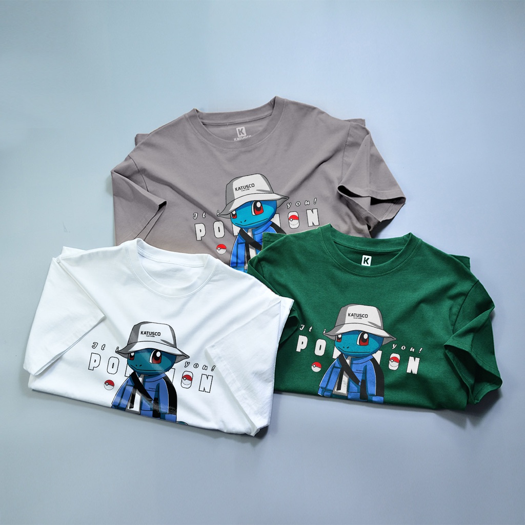 Áo Thun Nam Cổ Tròn Zenigame KATUSCO A2296, Cotton 100% 2 Chiều, Phom Rộng Từ 50-80Kg