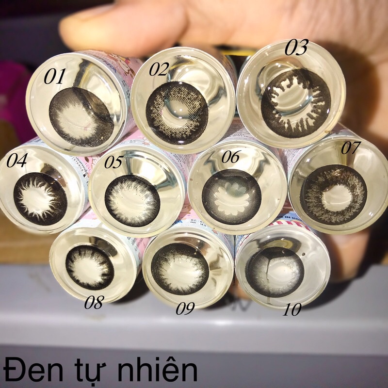 Sỉ 1 cặp lens 0 độ, HSD 1 năm, nhiều màu cho khách lựa chọn