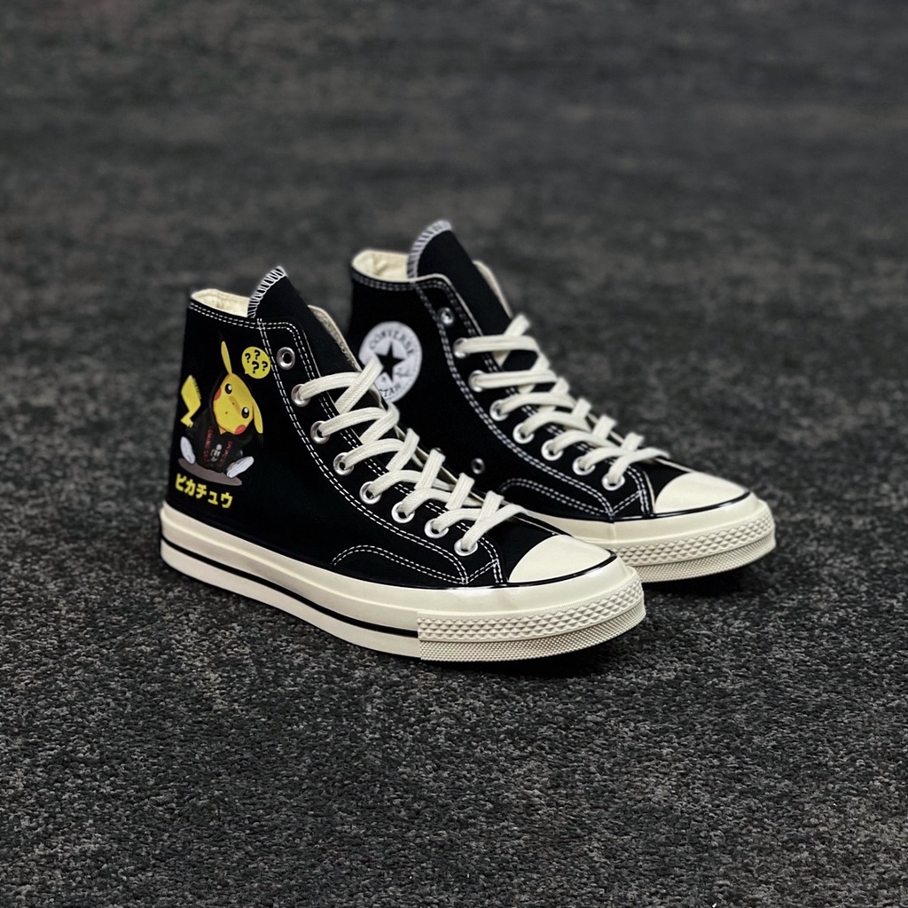 Giày Thể Thao canvas Converse Chuck 1970S 1755 Phiên Bản Giới Hạn Họa Tiết Pokemon x Converse Chuck 1970S