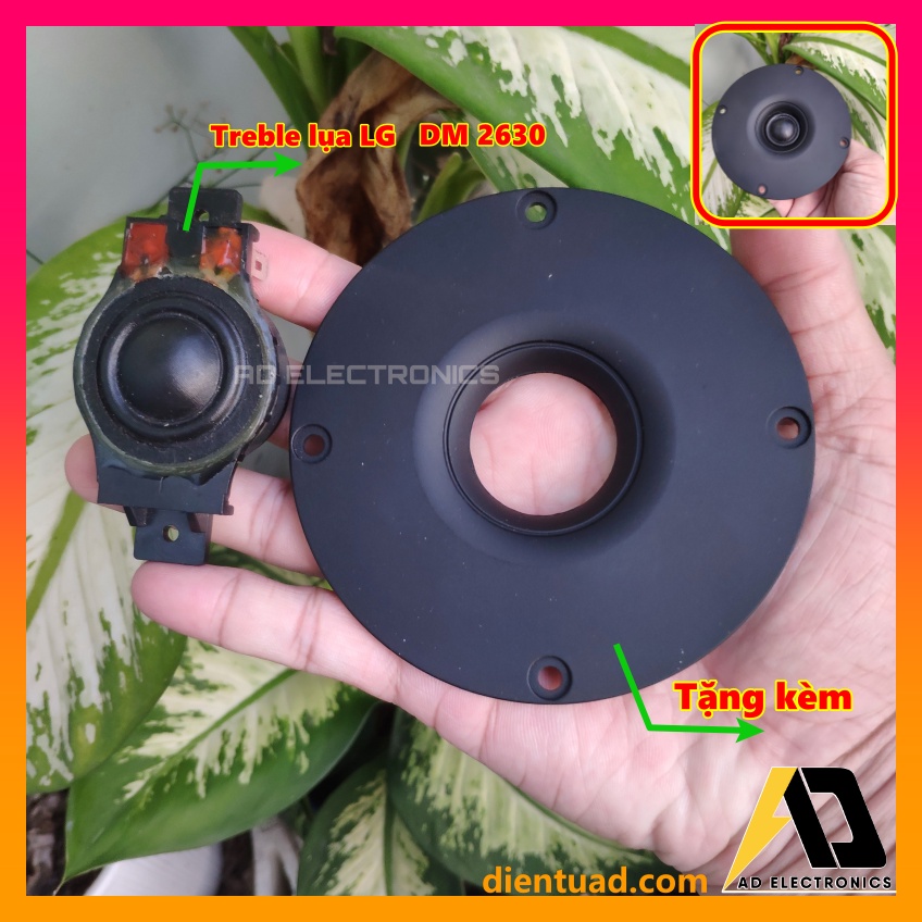 Loa MID LG DM2630 Tháo zin - Loa Lời trong hệ thống loa 3 way LG - DIY loa bluetooth