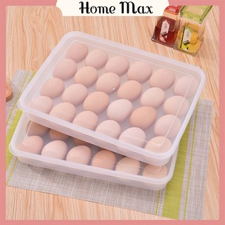 Hộp đựng trứng 24 quả có nắp đậy nhựa Việt Nhật No 6786, khay bảo quản trứng không bị vỡ chắc chắn