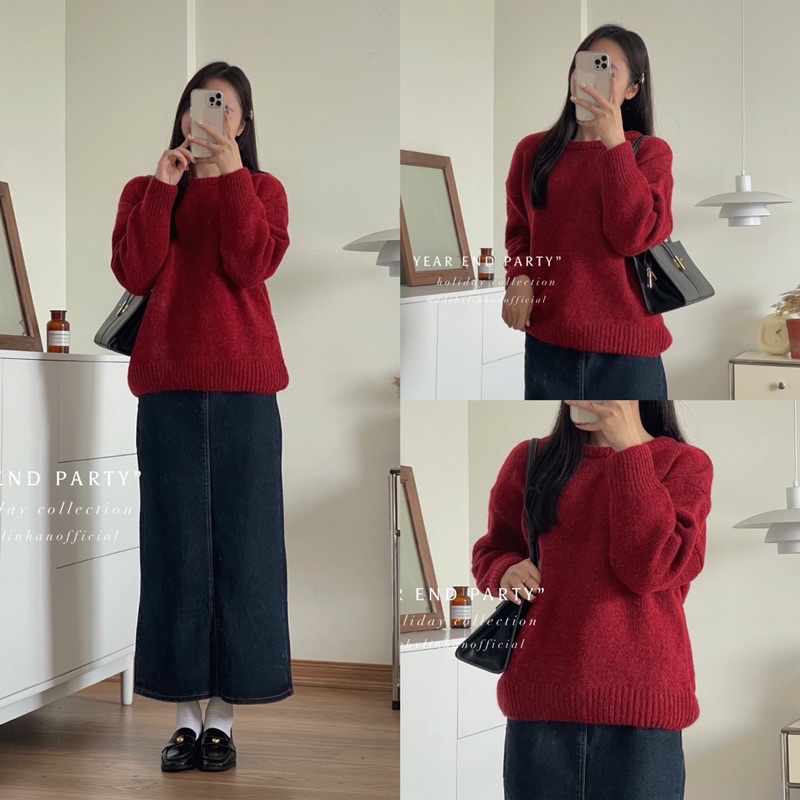 Áo Len trơn Hàn 3019 (Hàng có sẵn)🇰🇷