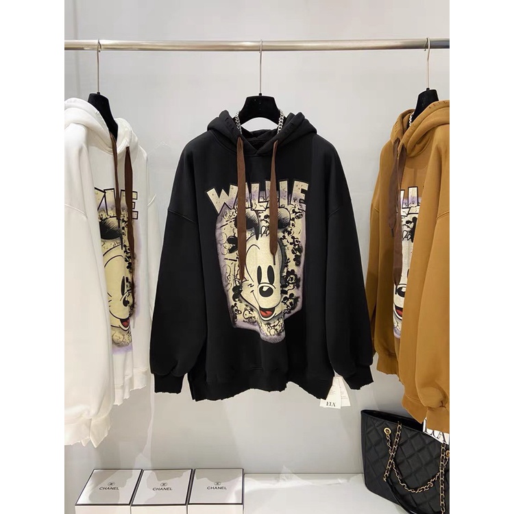 Áo Hoodie form rộng hình mickey style Hàn Quốc