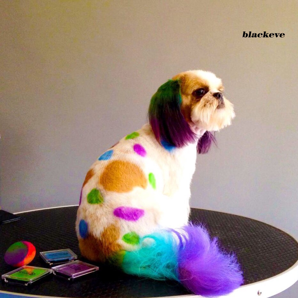 Phấn Má Hồng Màu Đơn Sắc Nhuộm Lông Thú Cưng Tại Nhà