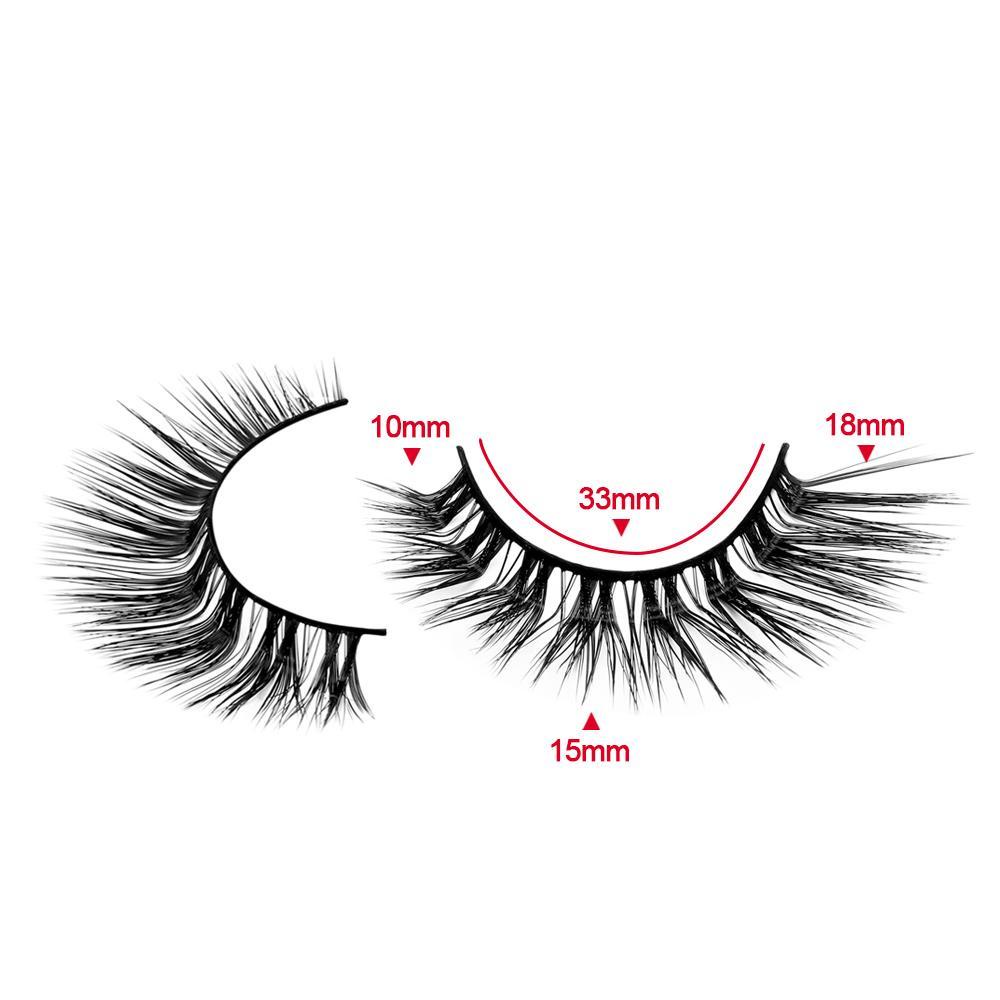 Set 5 Hàng Lông Mi Giả Nối Dài Tự Nhiên DIY