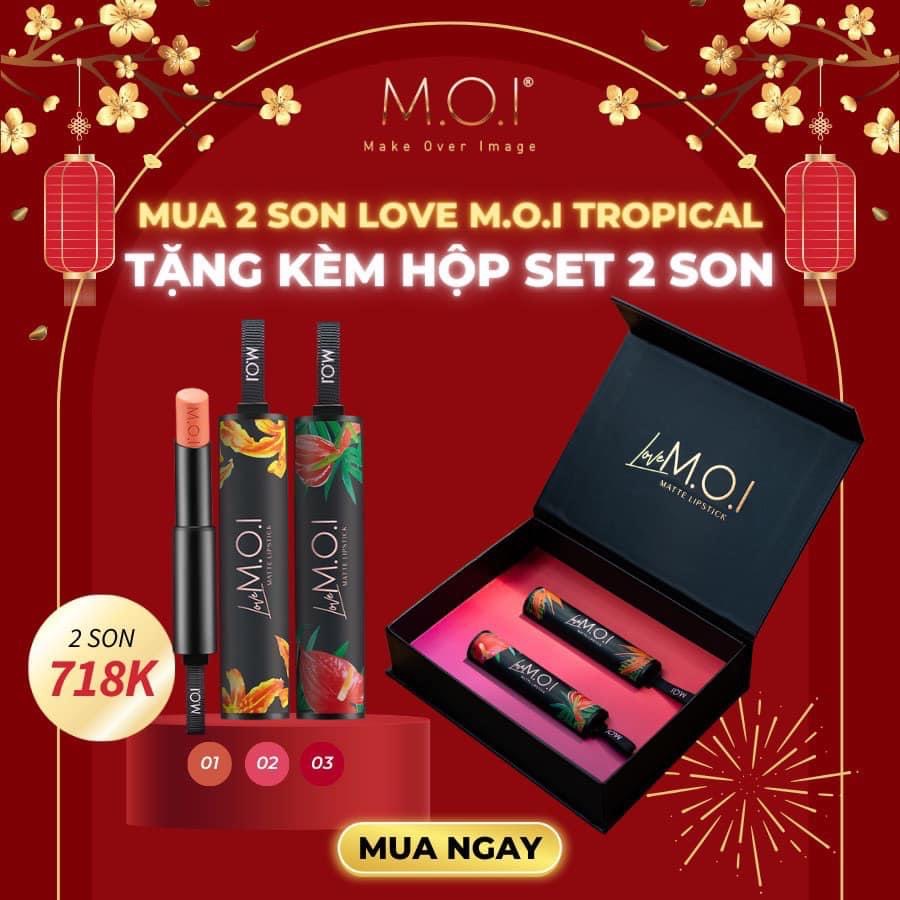 SON THỎI LOVE M.O.I TROPICAL PHIÊN BẢN GIỚI HẠN