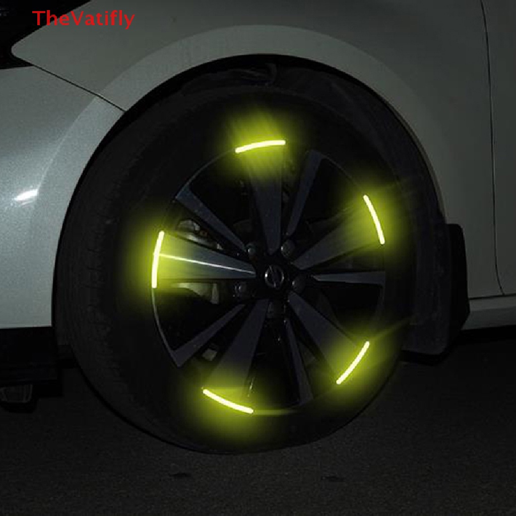 Set 20 Miếng Dán Phản Quang Cảnh Báo Trang Trí Bánh Xe Hơi