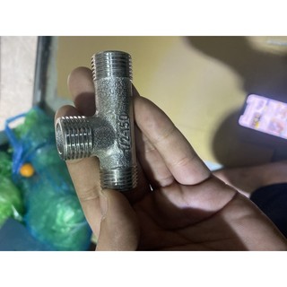 Tê đúc ren ngoài phi 21 hàng 304