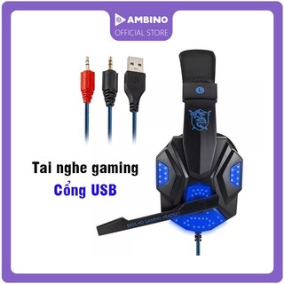 Tai nghe chuyên game thủ Bass HD SY830MV - có Mic - đèn led - Headphone gaming
