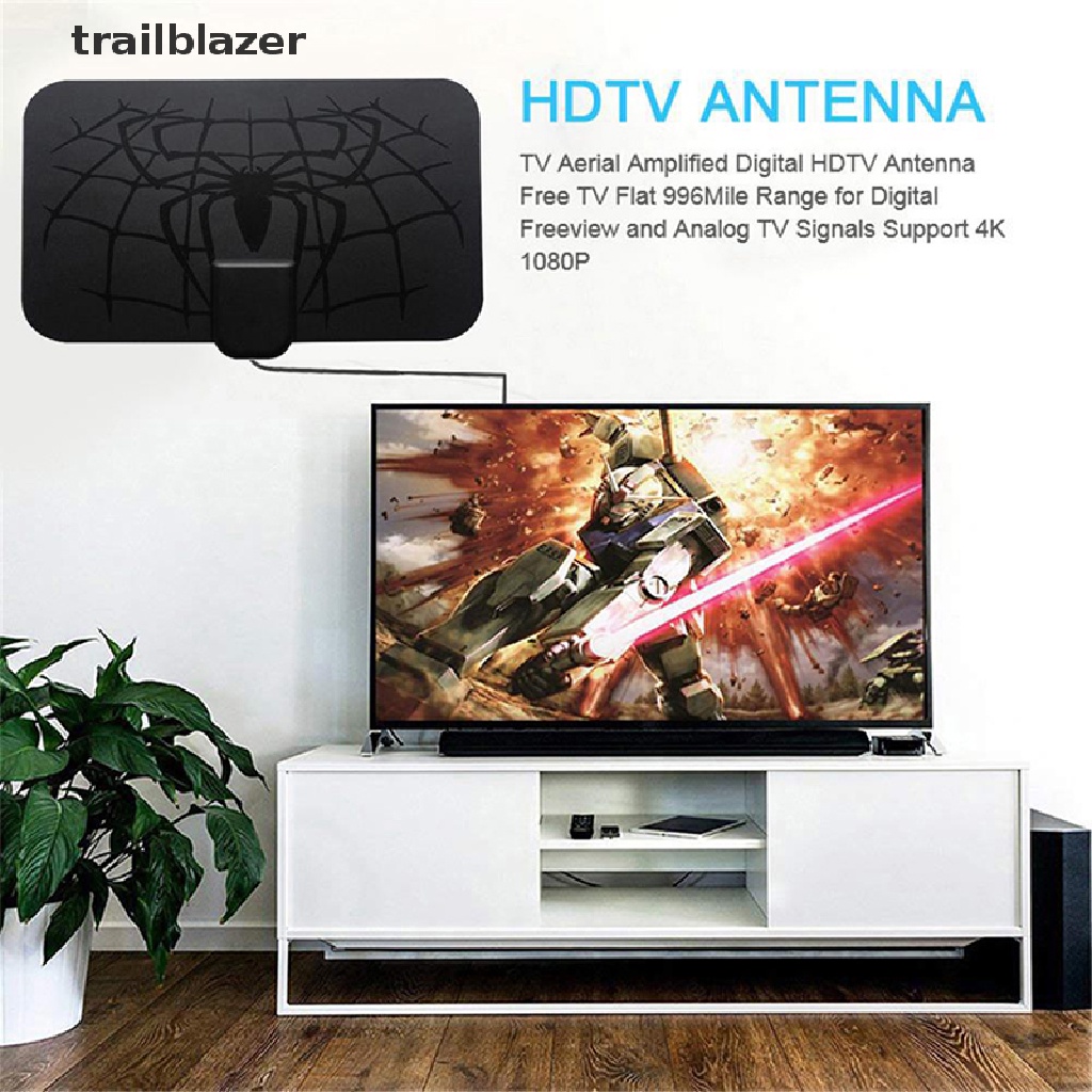 Ăng Ten TV Kỹ Thuật Số Trong Nhà DVB-T2 Phạm Vi 50 Dặm 4K 8k HDTV 1080p UIO