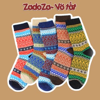 Bộ 5 đôi tất thổ cẩm đi giầy tây cho nam P3_MEN03