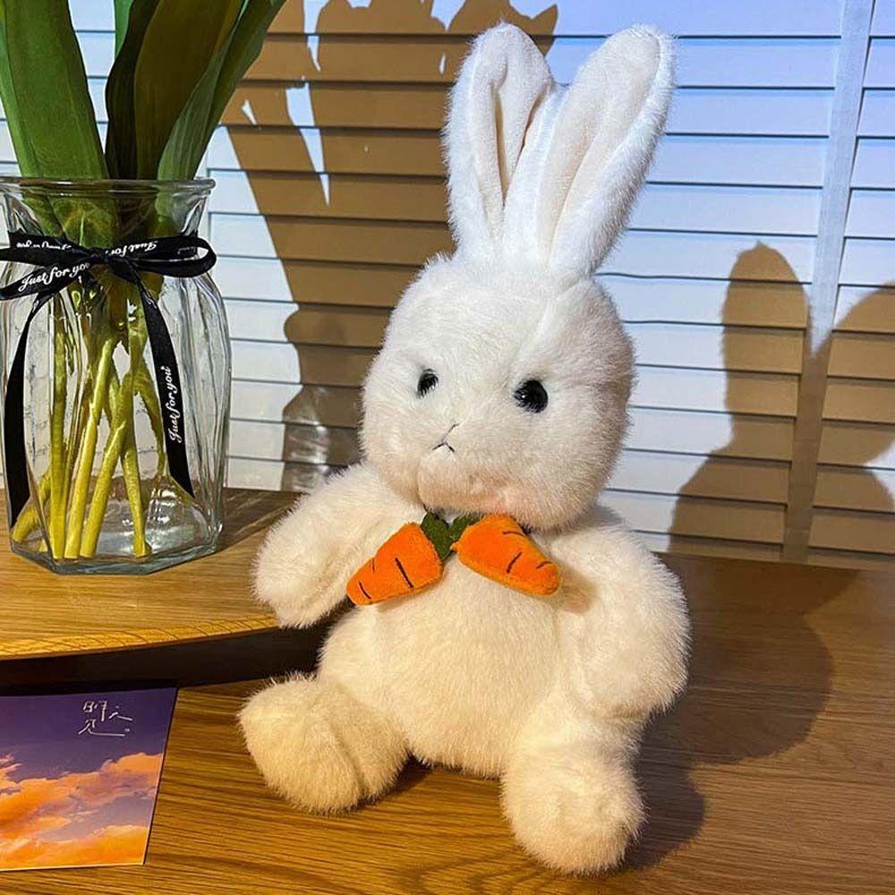 IVORY Thỏ Nhồi Bông Mềm Mại Trang Trí Nhà Cửa