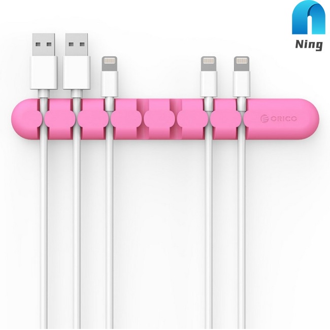 Kẹp Cố Định Dây Cáp Usb Bằng Silicone Gọn Gàng Tiện Dụng