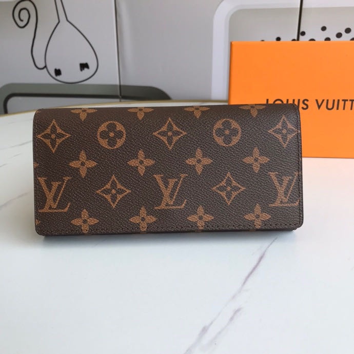 Louis vuitton mới thẻ trọn gói 58101 100 phần trăm bản gốc xác thực LV ví cổ điển người đàn ông và phụ nữ cùng một phong cách (với hộp)