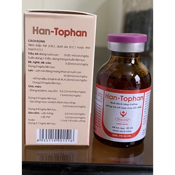 20ml Han Tophan - Bổ dành cho chó mèo, gia cầm, gia súc