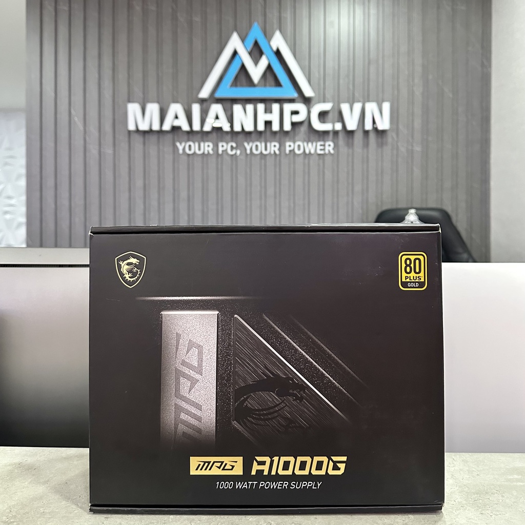 Nguồn máy tính MSI A1000G 1000w  Hàng chính hãng bảo hành 10năm
