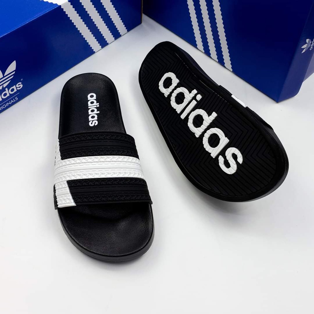 ( Ảnh Thật ) Dép nam quai ngang, dép ADIDAS thời trang cao cấp chất liệu cao su non xuất khẩu 2022