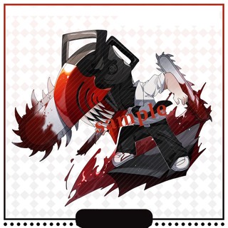 Móc khóa mica anime Chainsaw Man (Loại cao cấp - Hình in ép giữa 2 mặt mica)