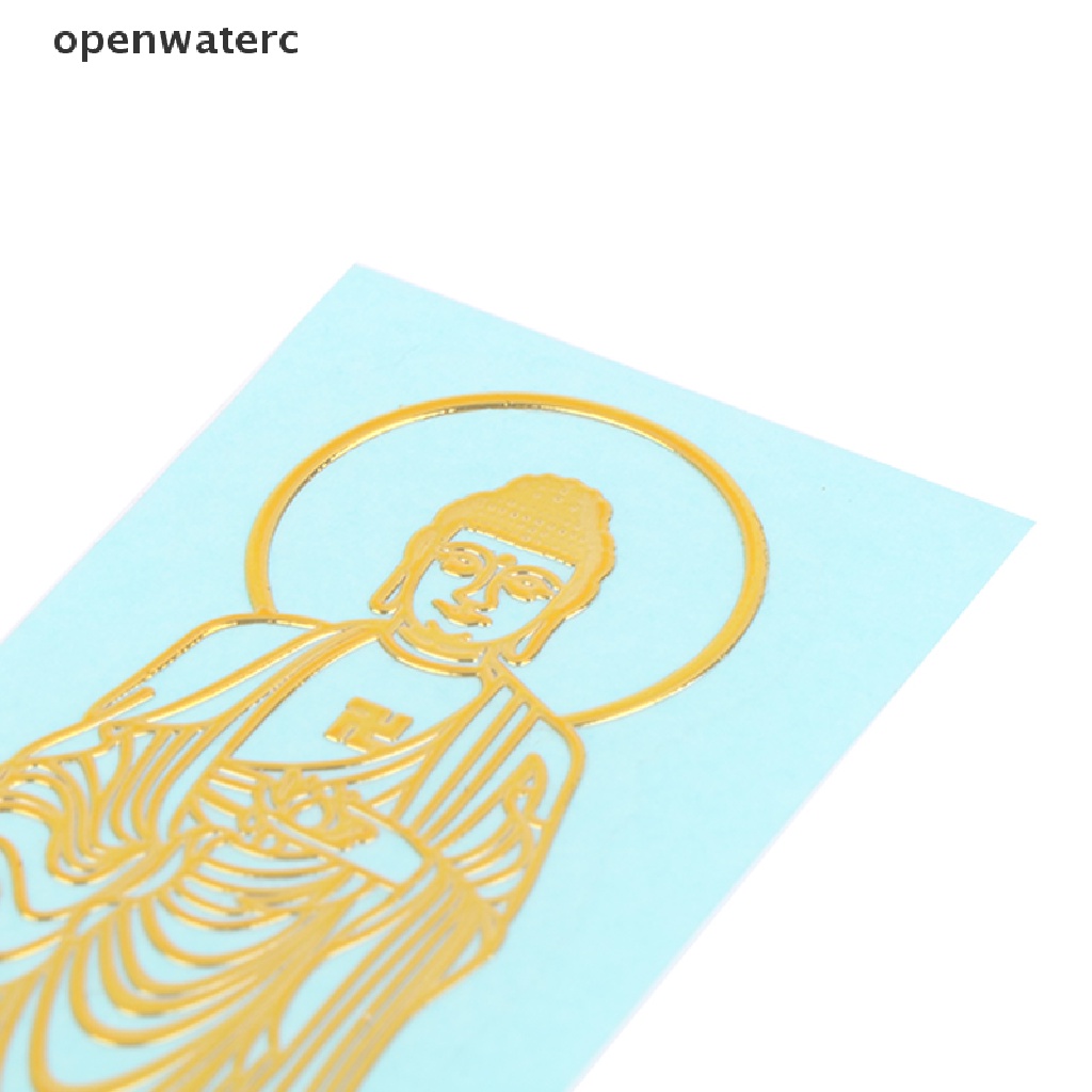 Miếng Dán Kim Loại In Hình Mặt Phật Thái Lan Giấu Khuôn Mặt Và Nana Trang Trí Xe Hơi / Laptop / Điện Thoại /