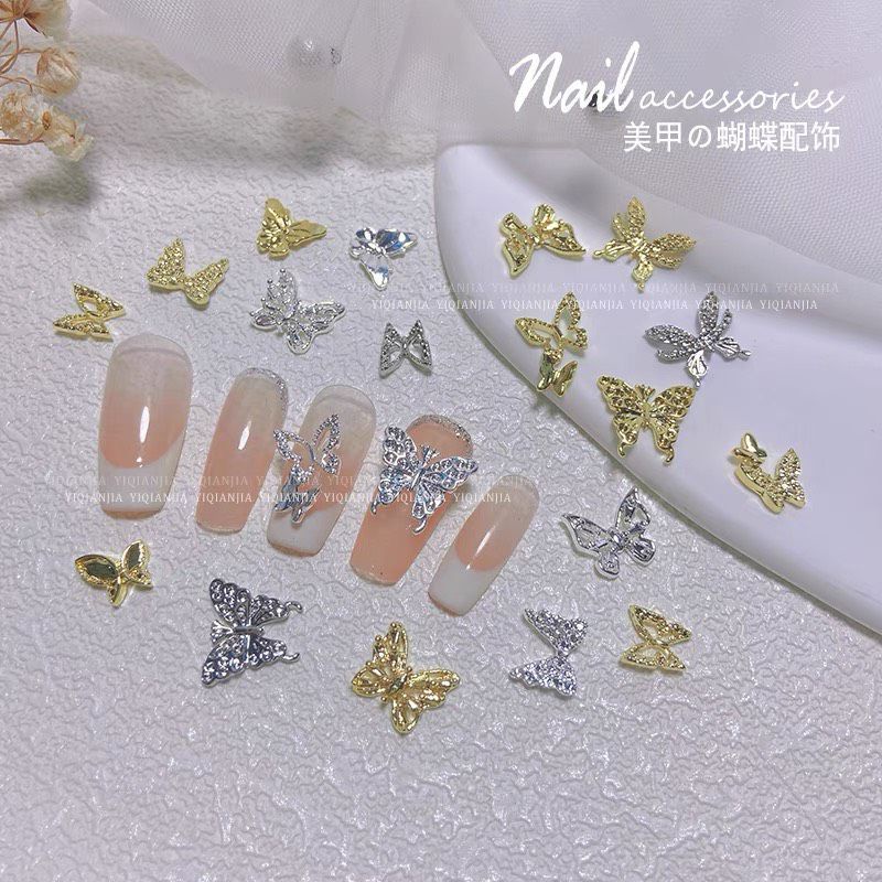 Charm bươm cao cấp nail,charm bươm gắn trang trí móng