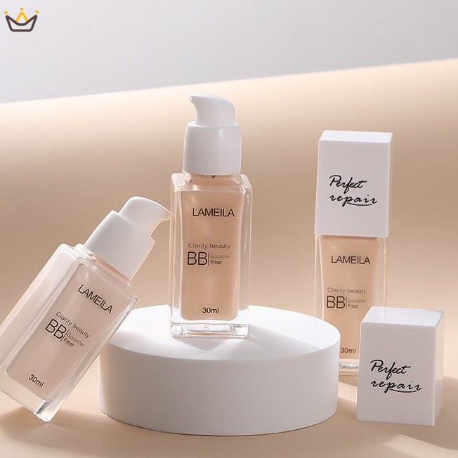 Kem Nền BB Dạng Lỏng Dưỡng Ẩm Che Khuyết Điểm Nhẹ Nhàng Thoáng Khí 30ml Thương Hiệu Lameila - Thỏ Beauty