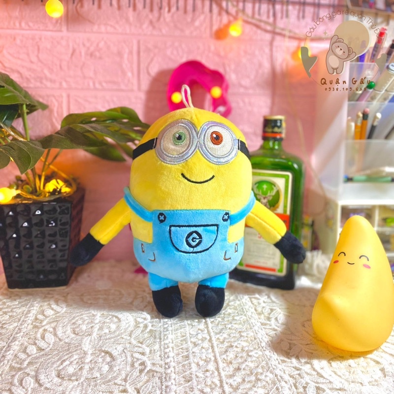 Gấu nhồi bông MINION trong phim Kẻ cắp Mặt trăng siêu đáng yêu, size 25cm [Gấu bông giá rẻ quận Thủ Đức - Quận Gấu]