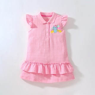 Váy polo bé gái hồng Pony cánh tiên 2-7 tuổi Mẫu mới LMS1543 - Little Maven Chính Hãng