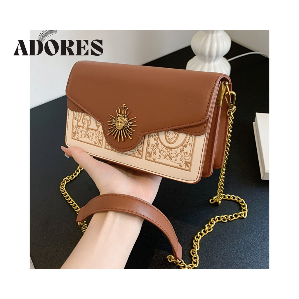 Túi xách nữ vintage thêu đeo chéo đeo vai Hàn Quốc B31