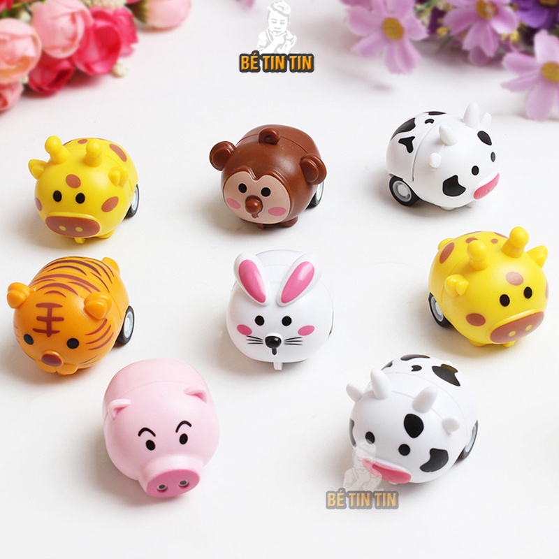 Mô Hình Xe Hơi Đồ Chơi Mini Chạy Cót Kiểu Hoạt Hình Ngộ Nghĩnh Cho Bé (1 Con Giao Ngẫu Nhiên)