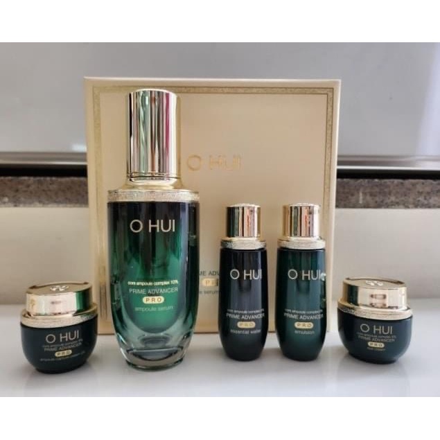 Sét Tinh Chất Chống Lão Hoá Căng Bóng Da Ohui Prime Advancer PRO Ampoule Serum Special Set
