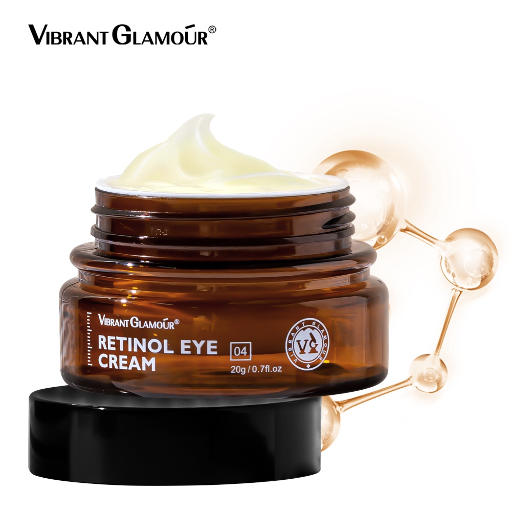 Kem dưỡng mắt Vibrant Glamour Retinol làm giảm nếp nhăn/ giảm quầng thâm làm sáng ẩm cho da 0.7FL.OZ/20g