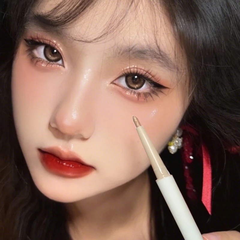 Bút Kẻ Mắt / Phấn Bắt Sáng Ánh Nhũ Lấp Lánh Nhanh Khô Chống Thấm Nước Lâu Trôi Trang Điểm Tự Nhiên