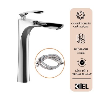 Vòi lavabo rửa mặt rửa tay nóng lạnh inox 304 cao cấp-Bảo hành 2 năm(tặng kèm dây cấp nóng lạnh)