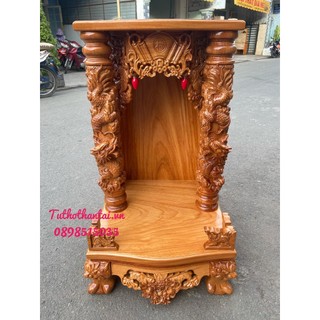 Bàn thờ thần tài rồng mây 48 x 88cm