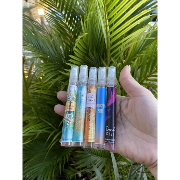 Xịt thơm toàn thân  set 5 ống 10ml siêu dễ thương,siêu thơm