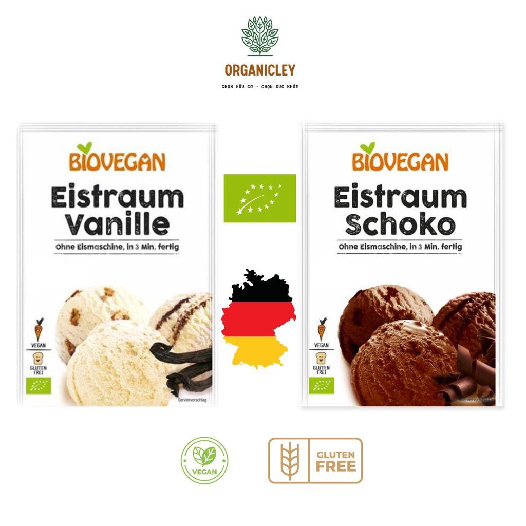 Bột Làm Kem Hữu Cơ Biovegan Organic Ice Cream Powder