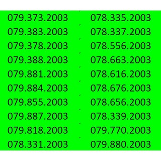 Sim số đẹp mobifone 07 năm sinh 2003, giá rẻ, dễ nhớ