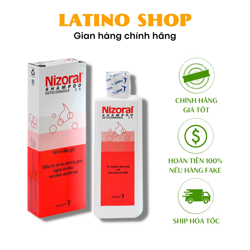 Dầu gội Nizo ral Thái lan chính hãng, ngăn ngừa gàu,nấm ngứa,giúp da đầu khoẻ mạnh dung tích 50ml,100ml - Latino Shop