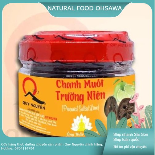 Chanh Muối trường niên QUY NGUYÊN 220g